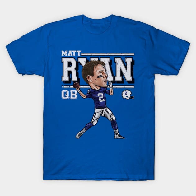 Matt Ryan Indianapolis Cartoon T-Shirt by Buya_Hamkac